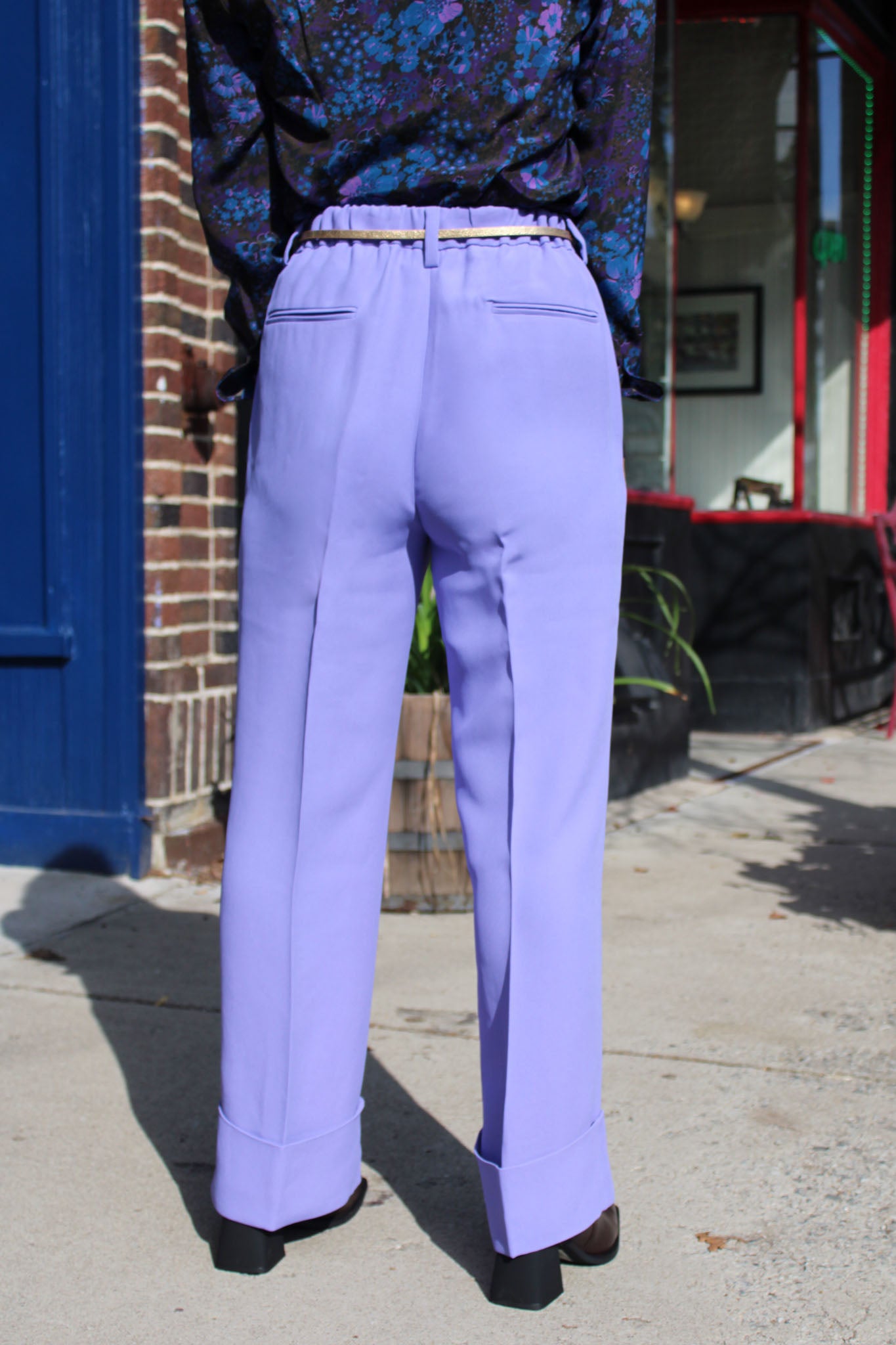 No.21 - Cropped Trousers: Lavender