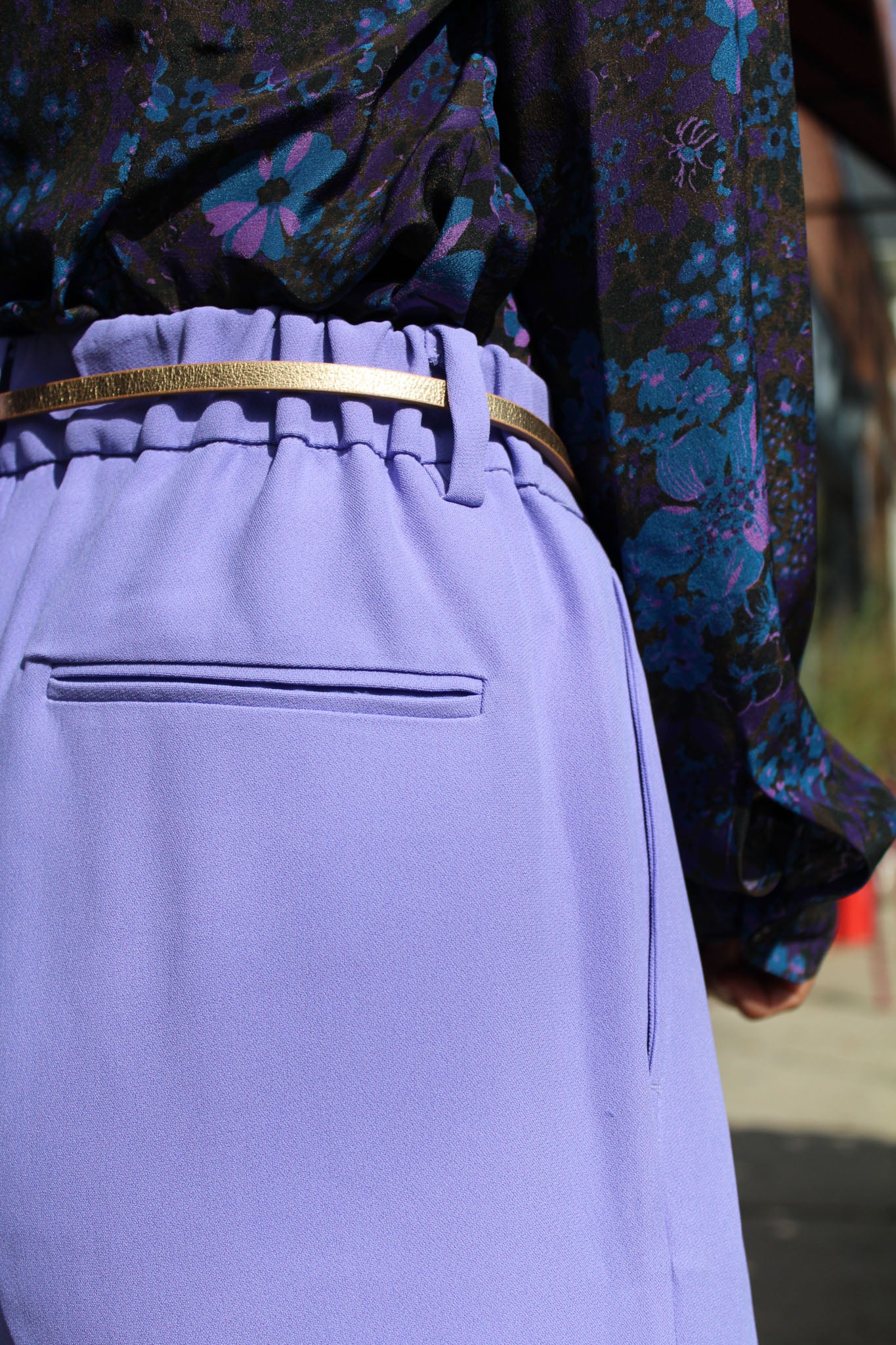 No.21 - Cropped Trousers: Lavender