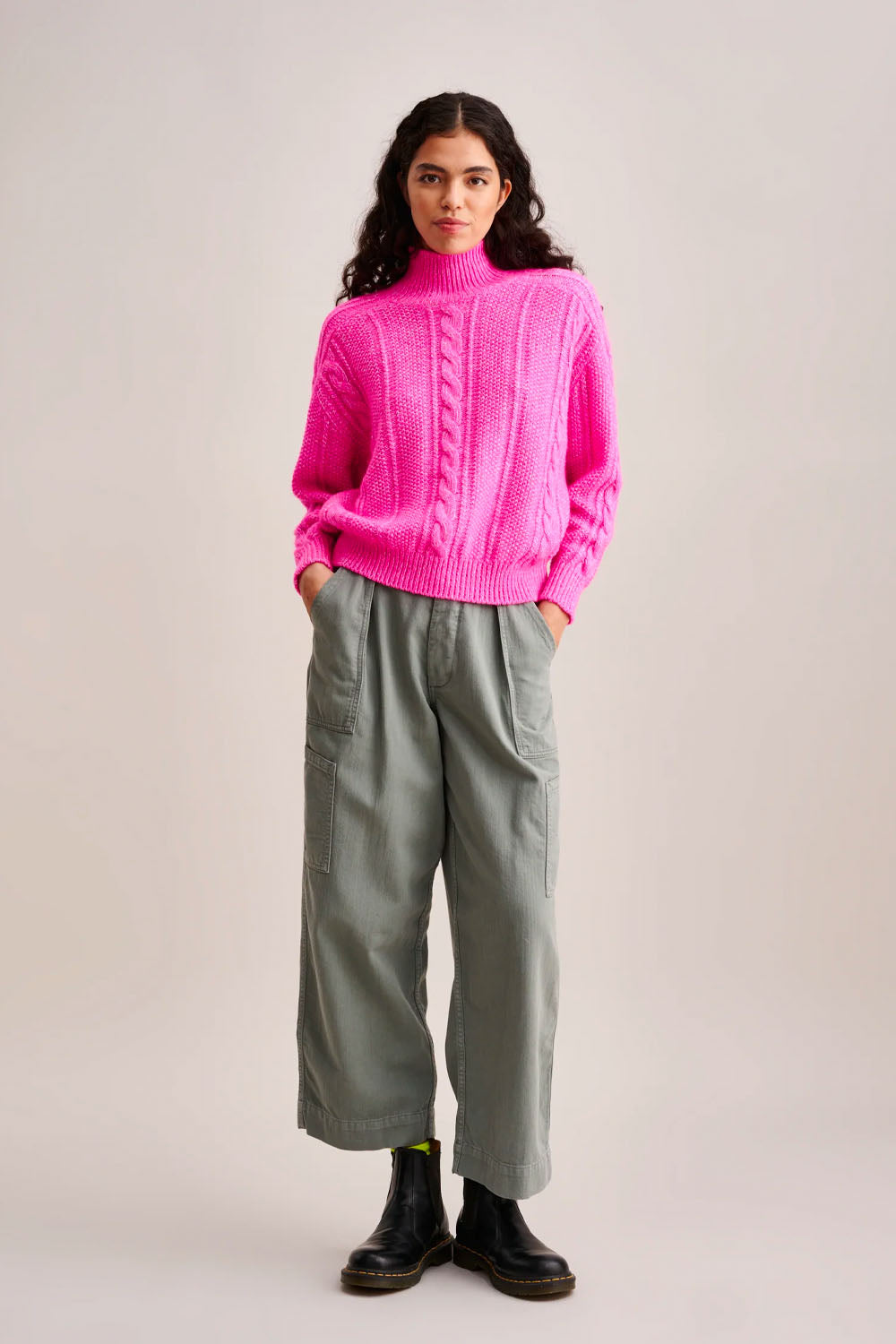 Bellerose - Nanphu Sweater: Fluo Pink