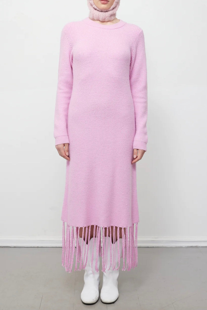 ILAG - Rose Fringe Dress: Pink