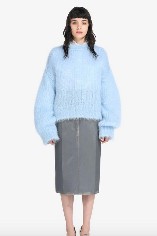 No.21 - Round Neck Sweater: Celeste