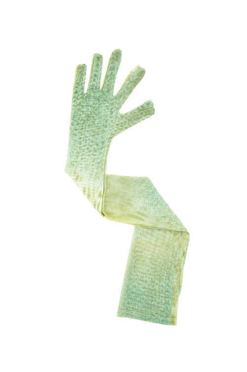 Collina Strada - Plant Opera Gloves: Green Gecko
