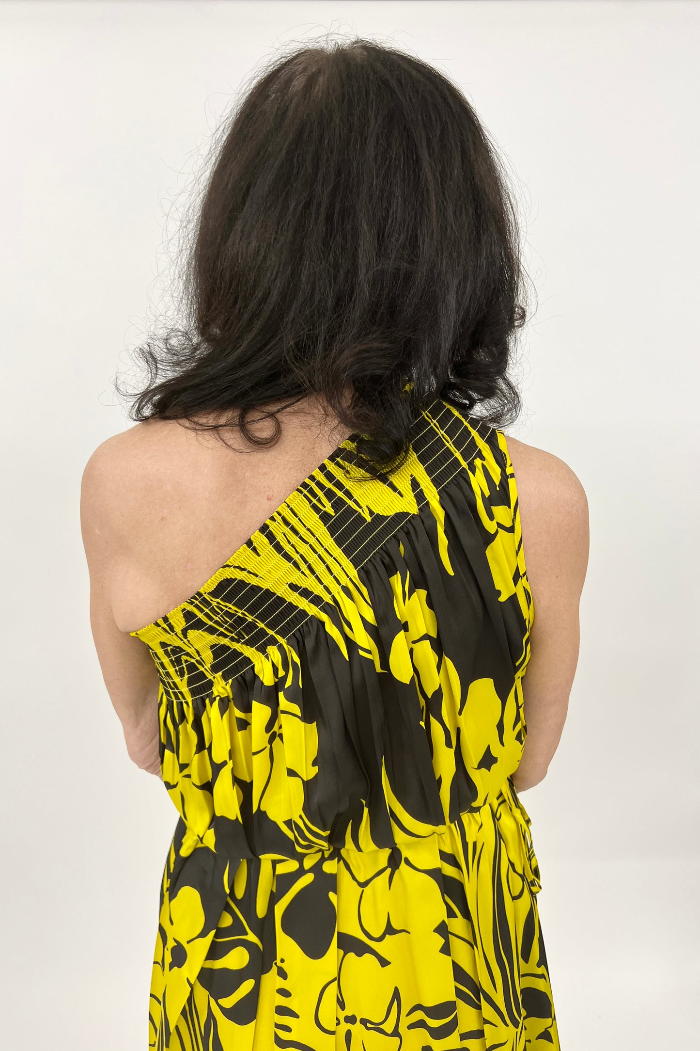 No. 21 - One Shoulder Dress: Flower Print