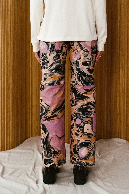 Rye Decker- Painter Pants: Geode