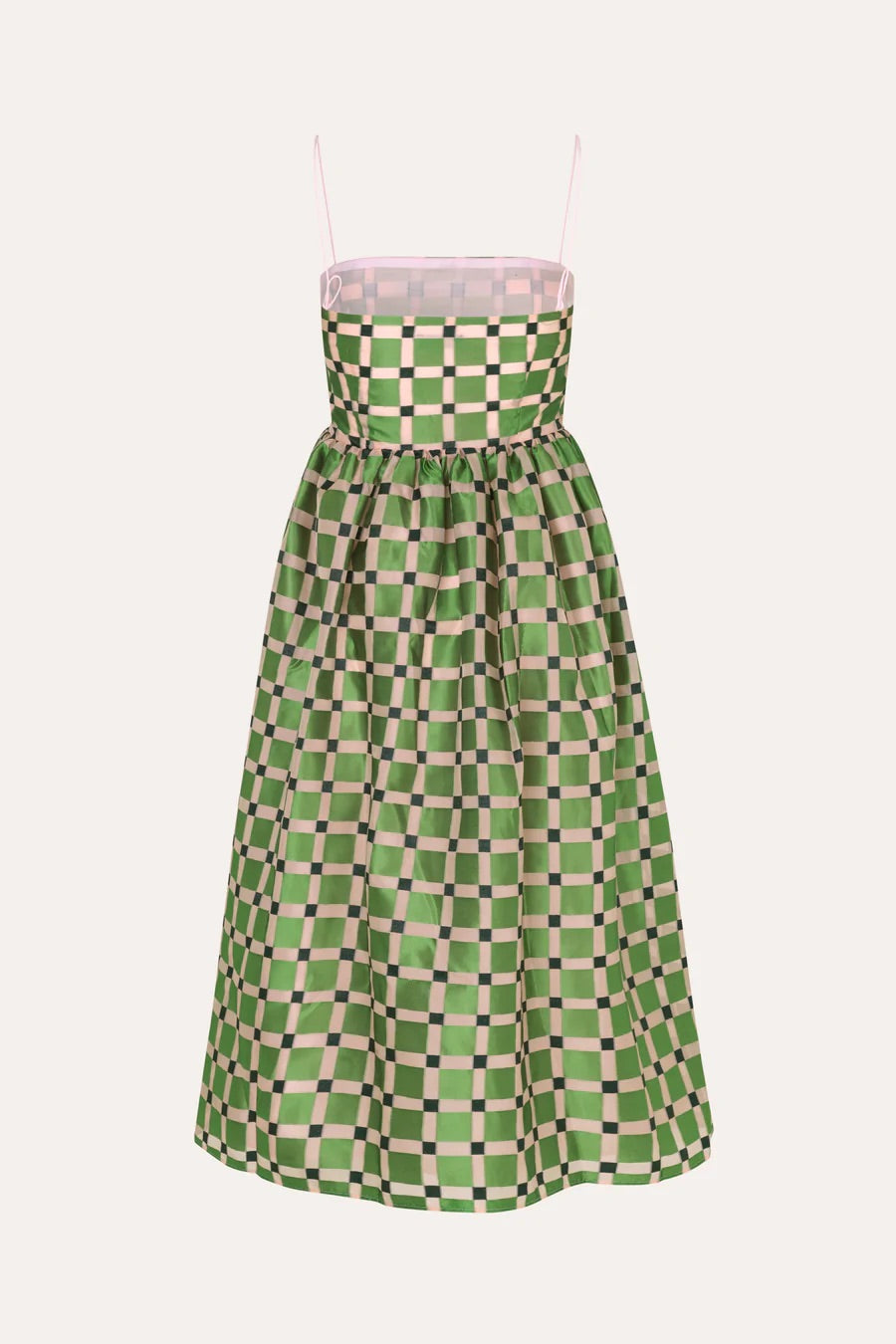 Stine Goya- Anny Dress: Lilac Graphic Check