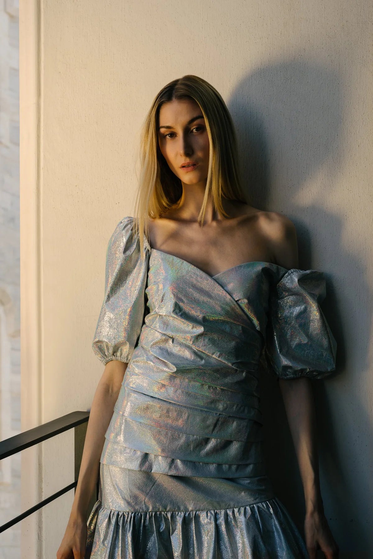 Floriane Fosso - Rodeo Dress: Blue & Silver