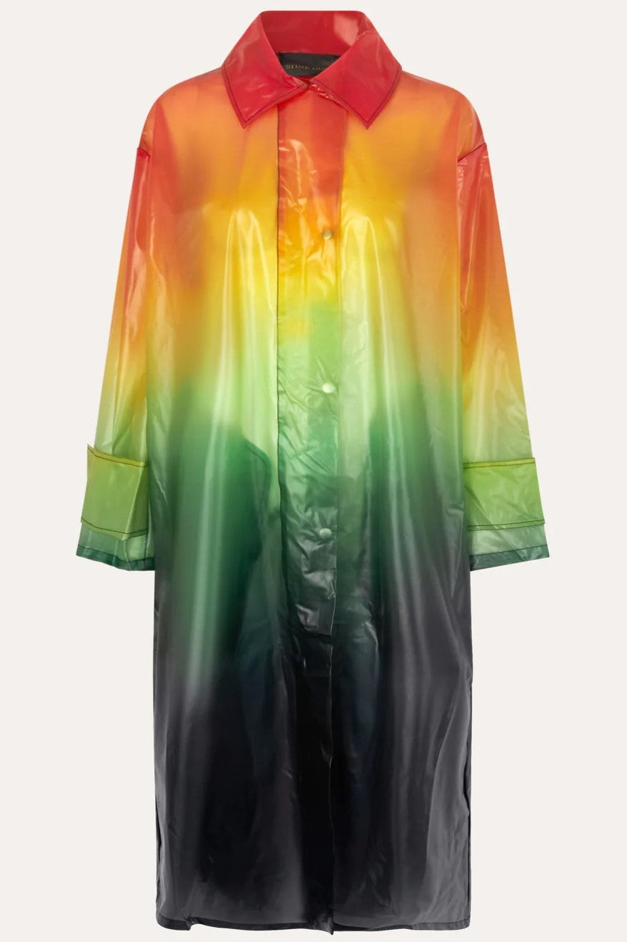 Stine Goya- Desiree Raincoat: Orange Hue