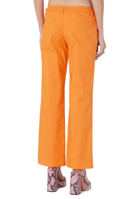 Vivetta - Cropped Pants: Orange
