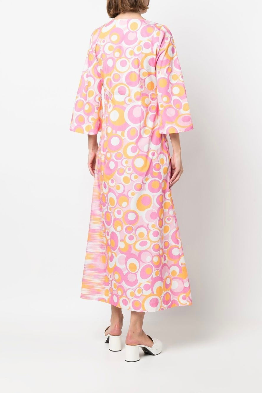 Vivetta - Circles Dress: Pink and Orange