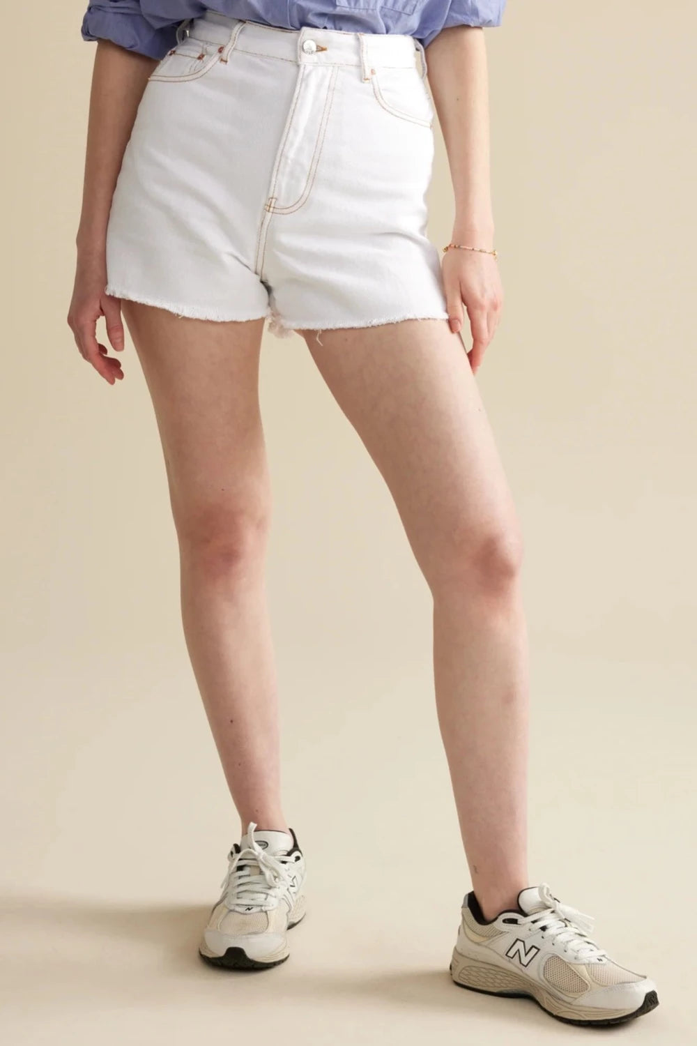 Bellerose - Party Shorts: White