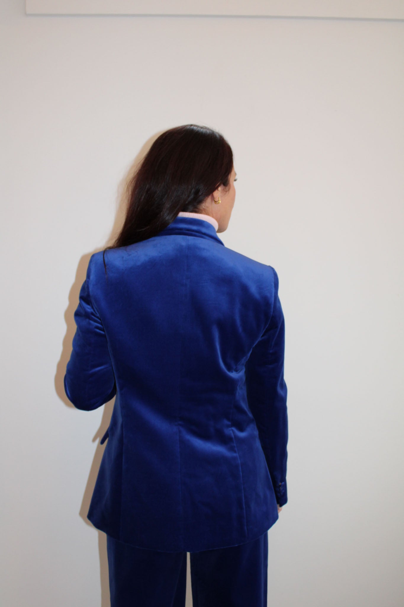 Vivetta - Stretch Velvet Jacket: Blue