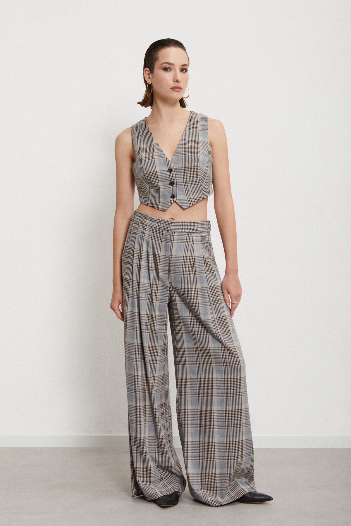 Ottod'ame Printed viscose blend palazzo trousers