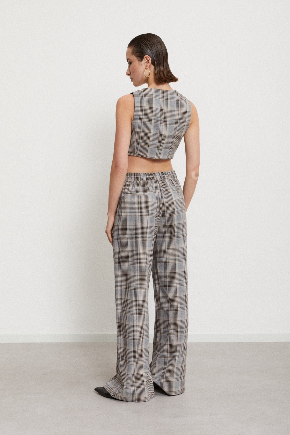 Ottod'ame Printed viscose blend palazzo trousers