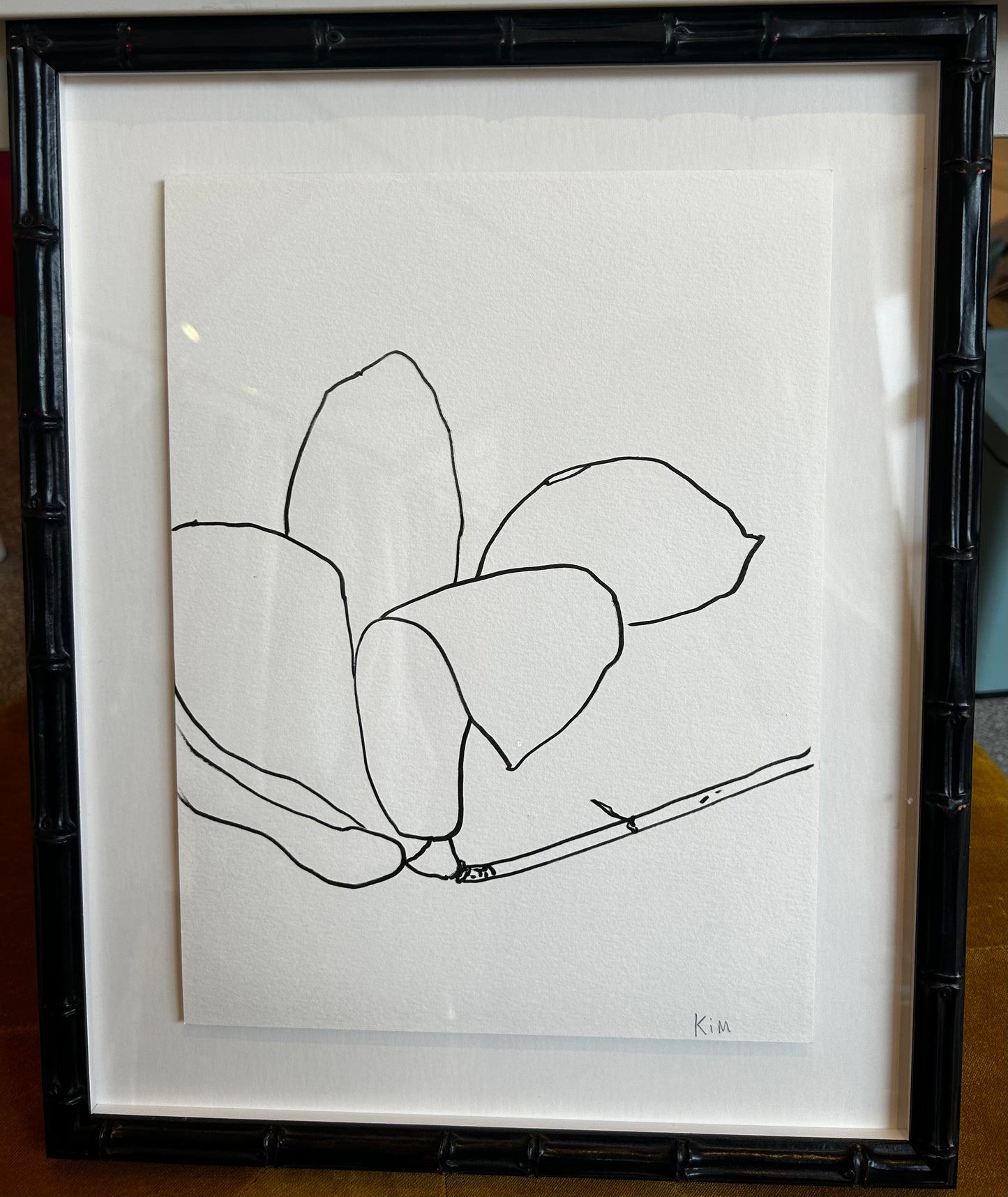 Kim Stockwell - Glass Frame: Magnolia 13