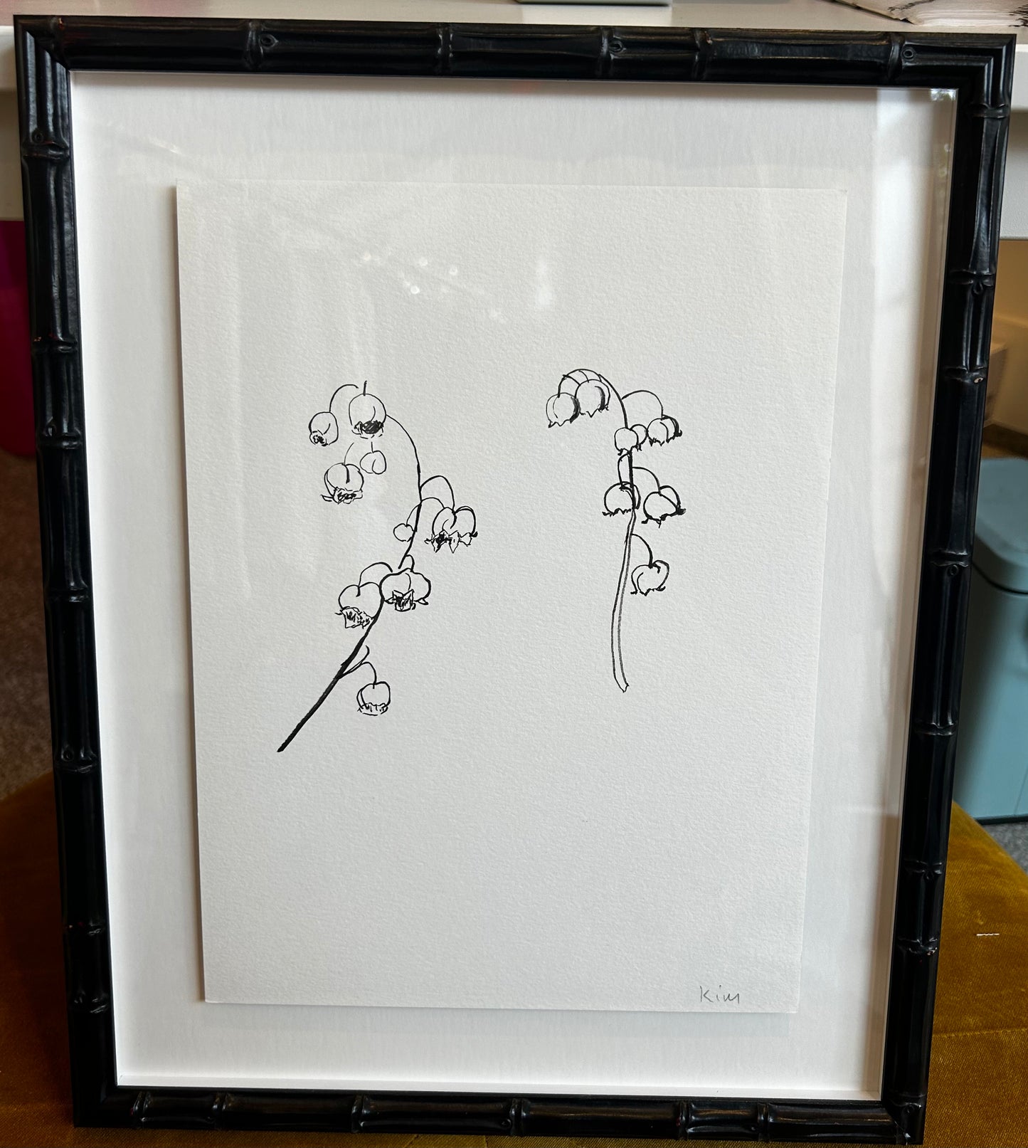 Kim Stockwell - Glass Frame: Lily of the Valley 5