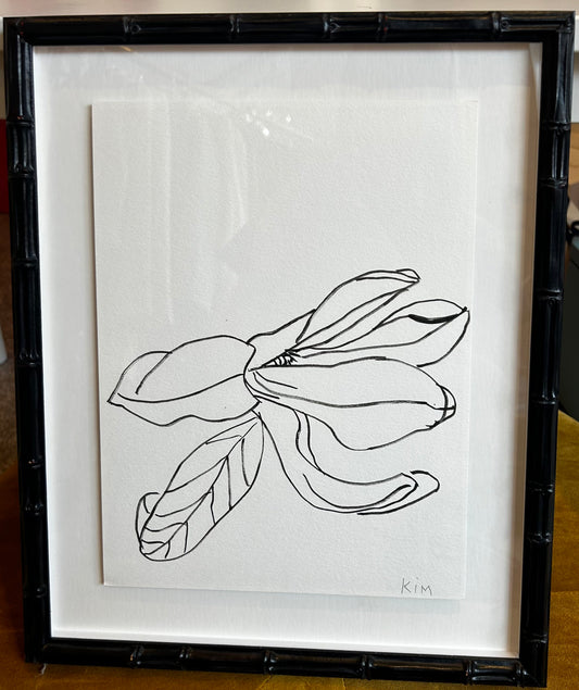 Kim Stockwell - Glass Frame: Magnolia A