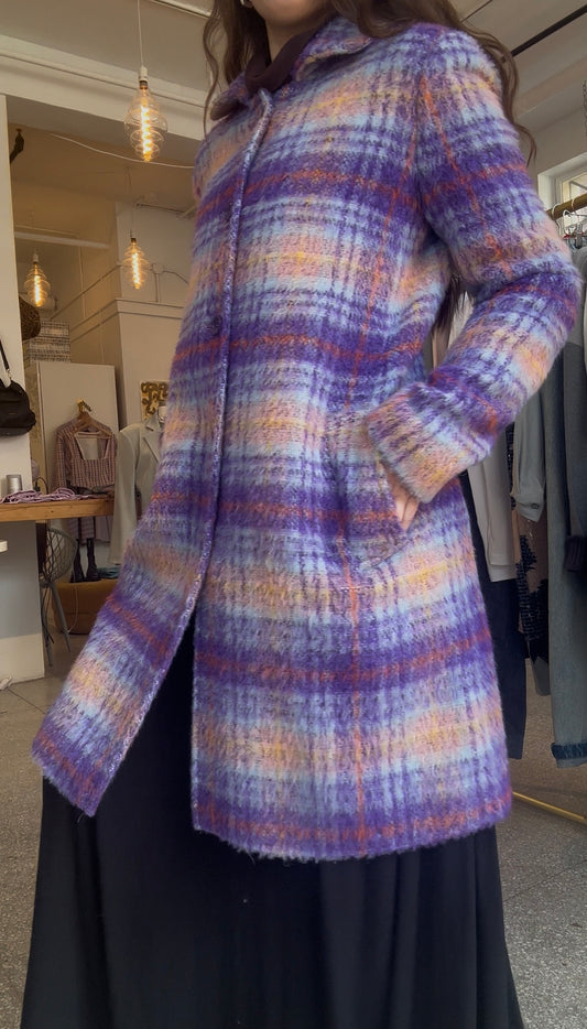 Vivetta - Checked Coat: Multi