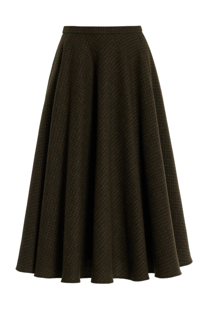 Lena Hoschek - Heritage Rock Skirt: Tweed Valley