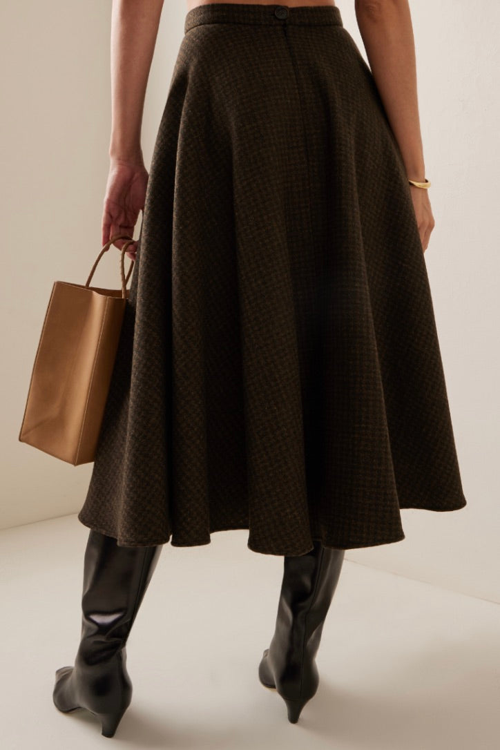 Lena Hoschek - Heritage Rock Skirt: Tweed Valley