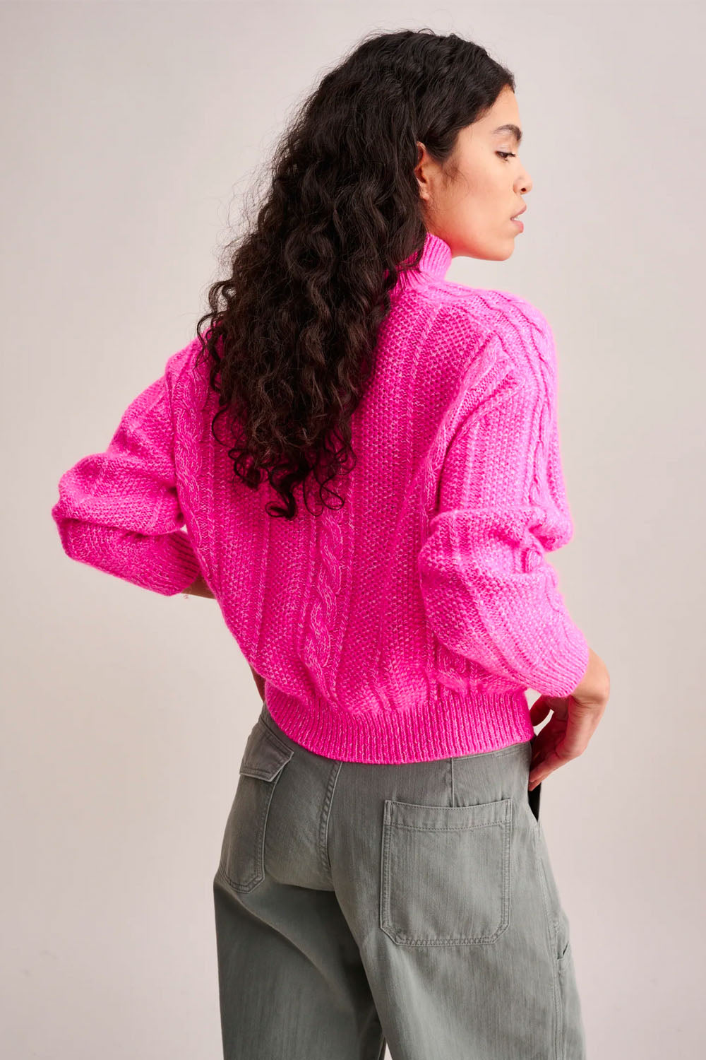 Bellerose - Nanphu Sweater: Fluo Pink