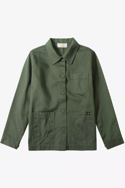 Le Mont St Michel - Twill Serge Work Jacket: Cactus