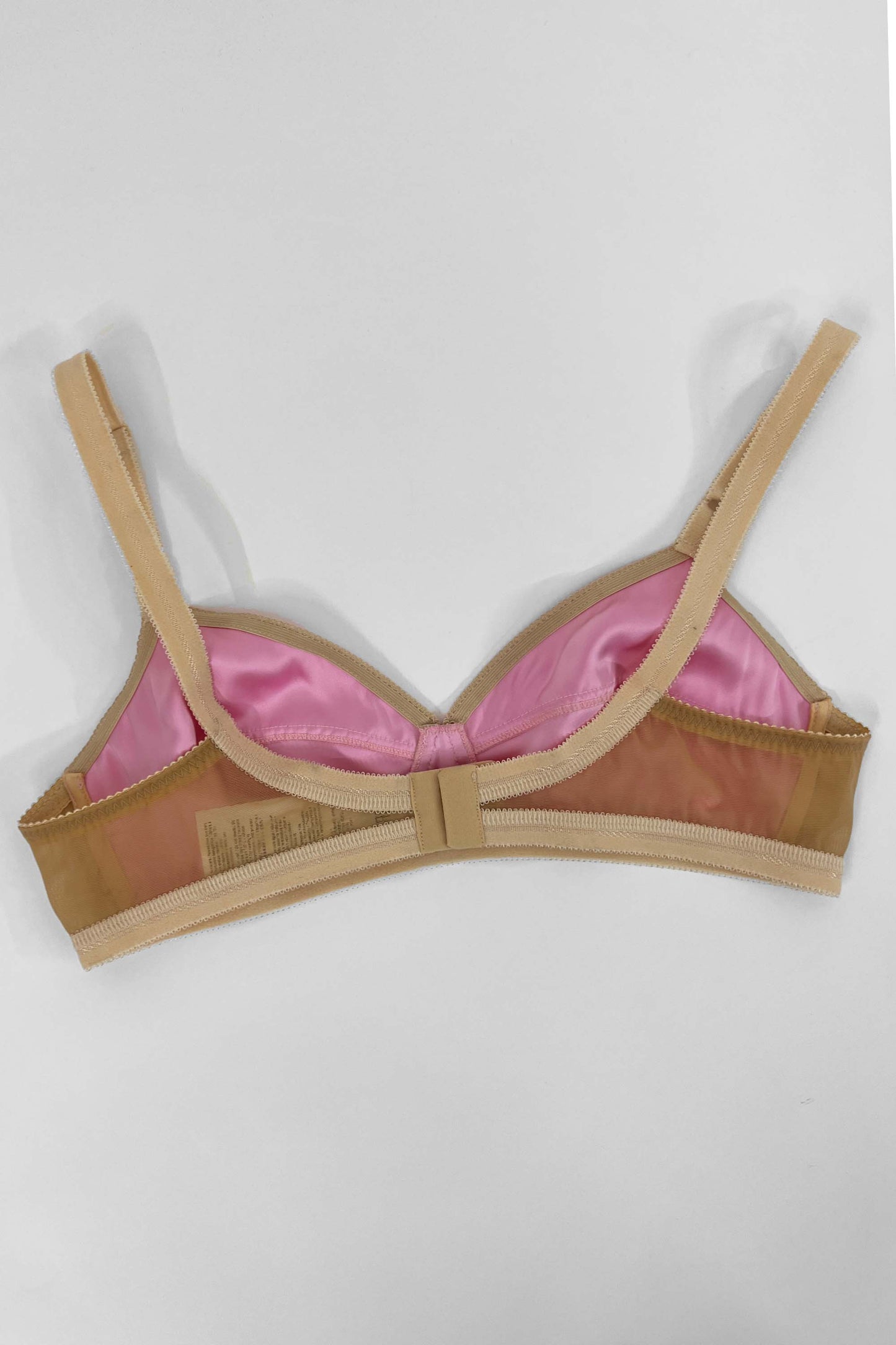 No. 21 - Silk Bralette: Pink