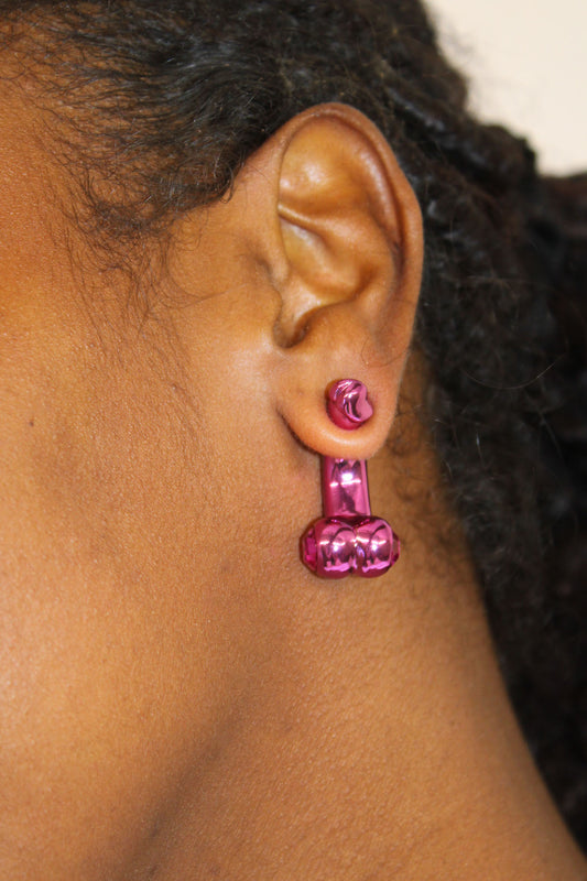 Vivetta - Penis Earrings: Pink