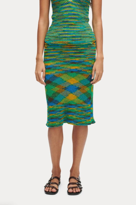 Rachel Comey - Hyland Skirt: Green Multi