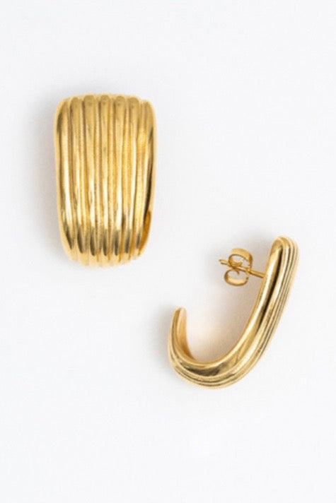 AUR Studio - Isra Earrings: 24K Gold