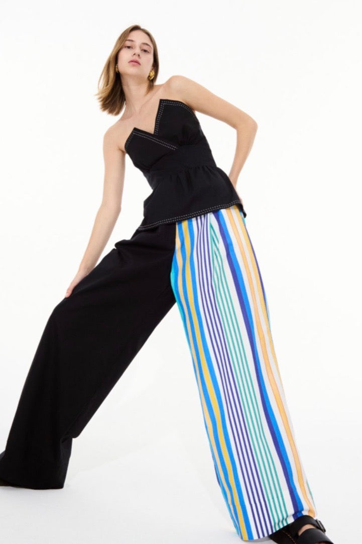 De Loreta - Panca Pant: Black/Luna Print