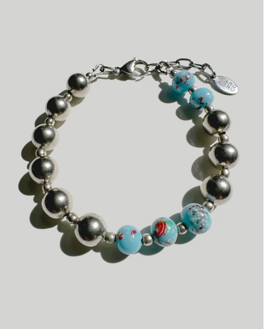 Karo Koru - Linnea Bracelet: Blue/Silver