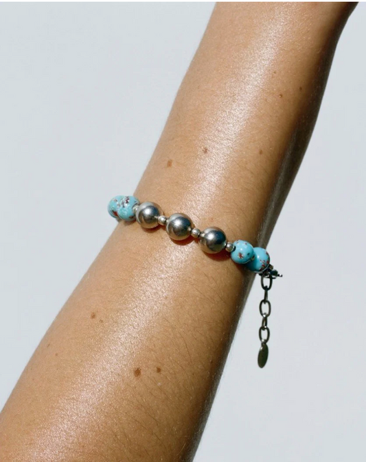 Karo Koru - Linnea Bracelet: Blue/Silver