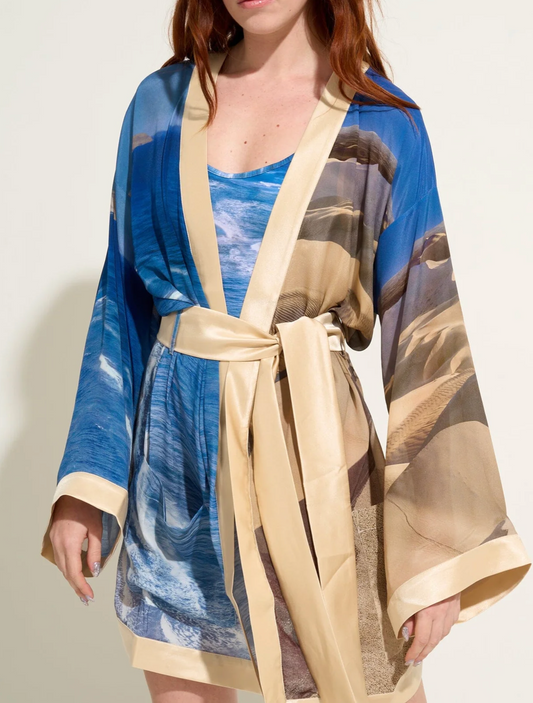 Fete Imperiale - Aegle Kimono: Pelican Bay