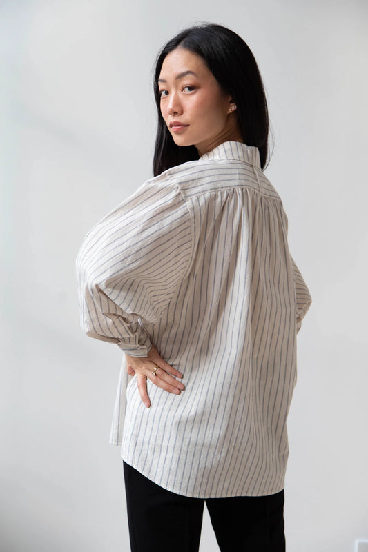 Aseedoncloud -Sankayo Classic Shirt: Sankayo Stripe