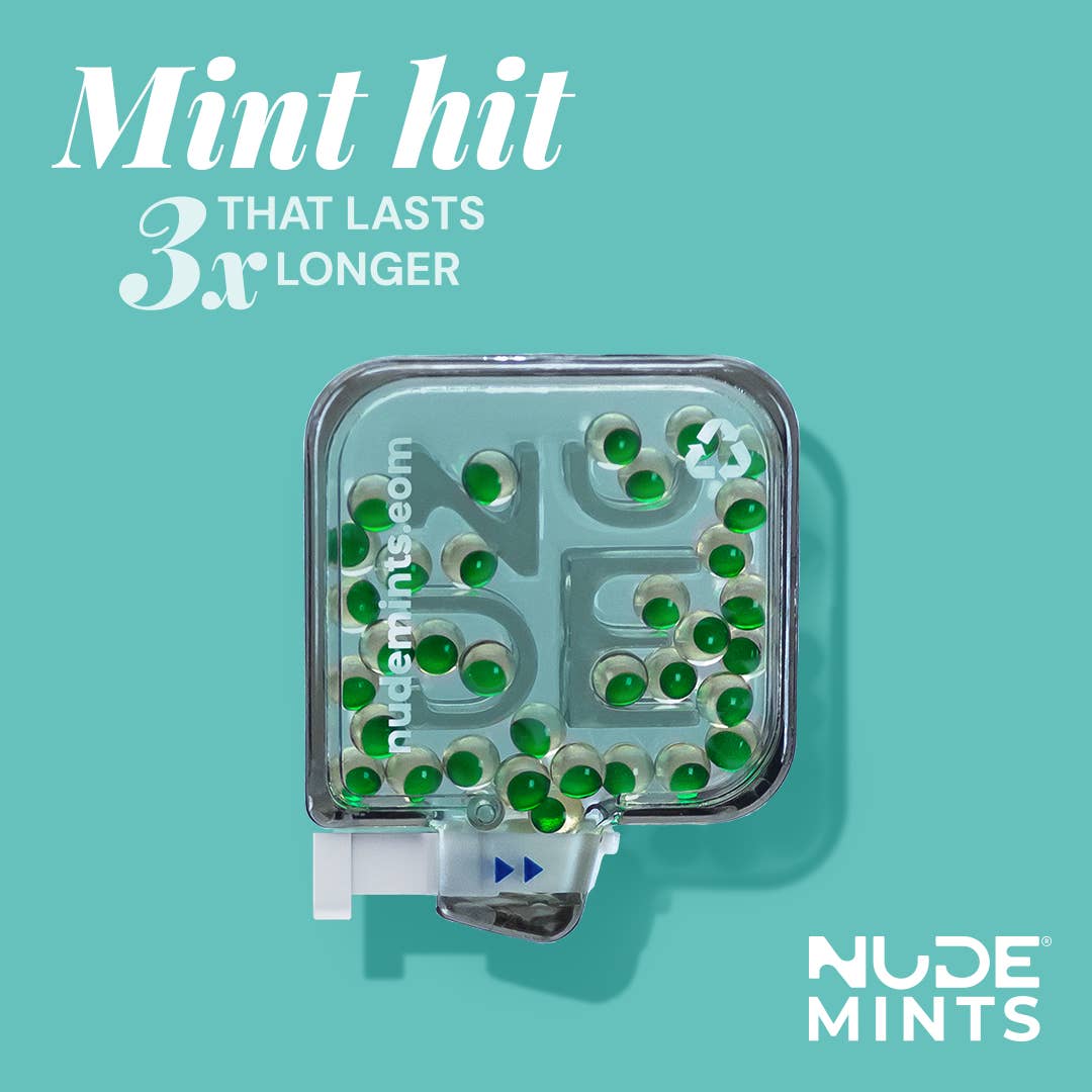 NUDE Mints - Dual Action Liquid Mint Capsules - Sexy Spearmint