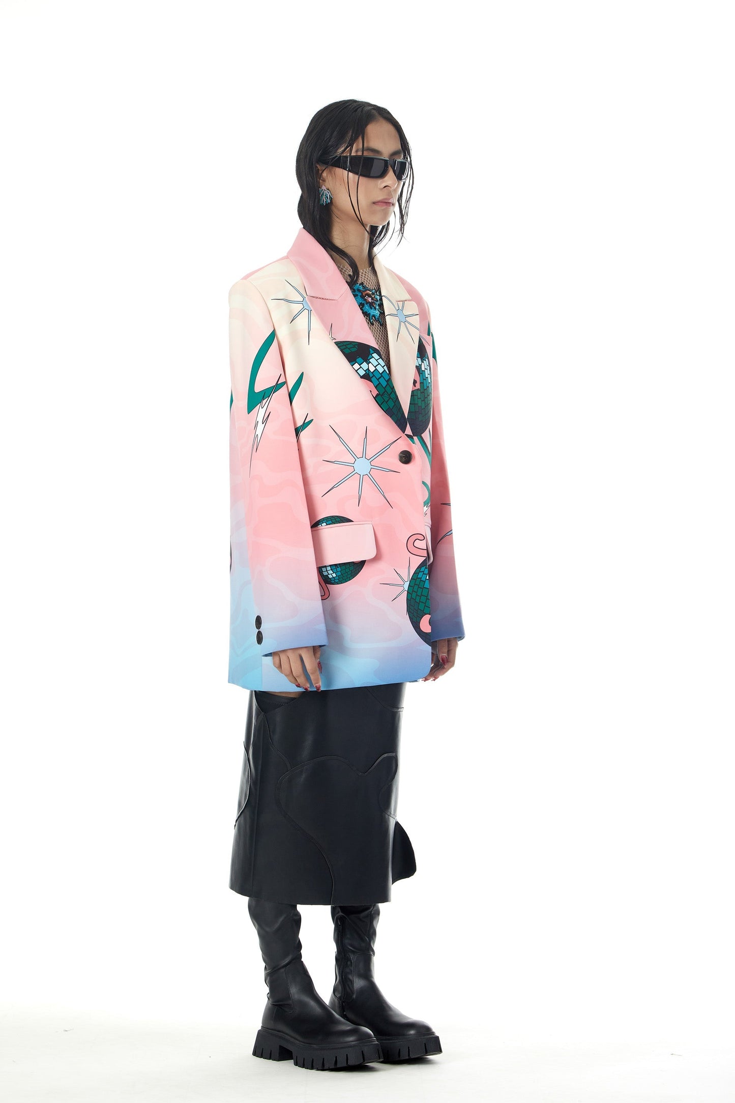 KGL - Exodus Recycled Coat: Pink Multi