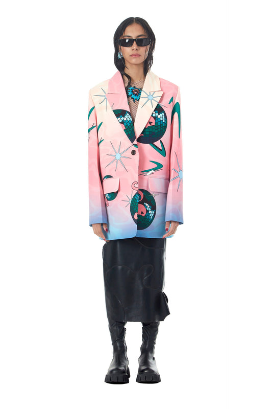 KGL - Exodus Recycled Coat: Pink Multi