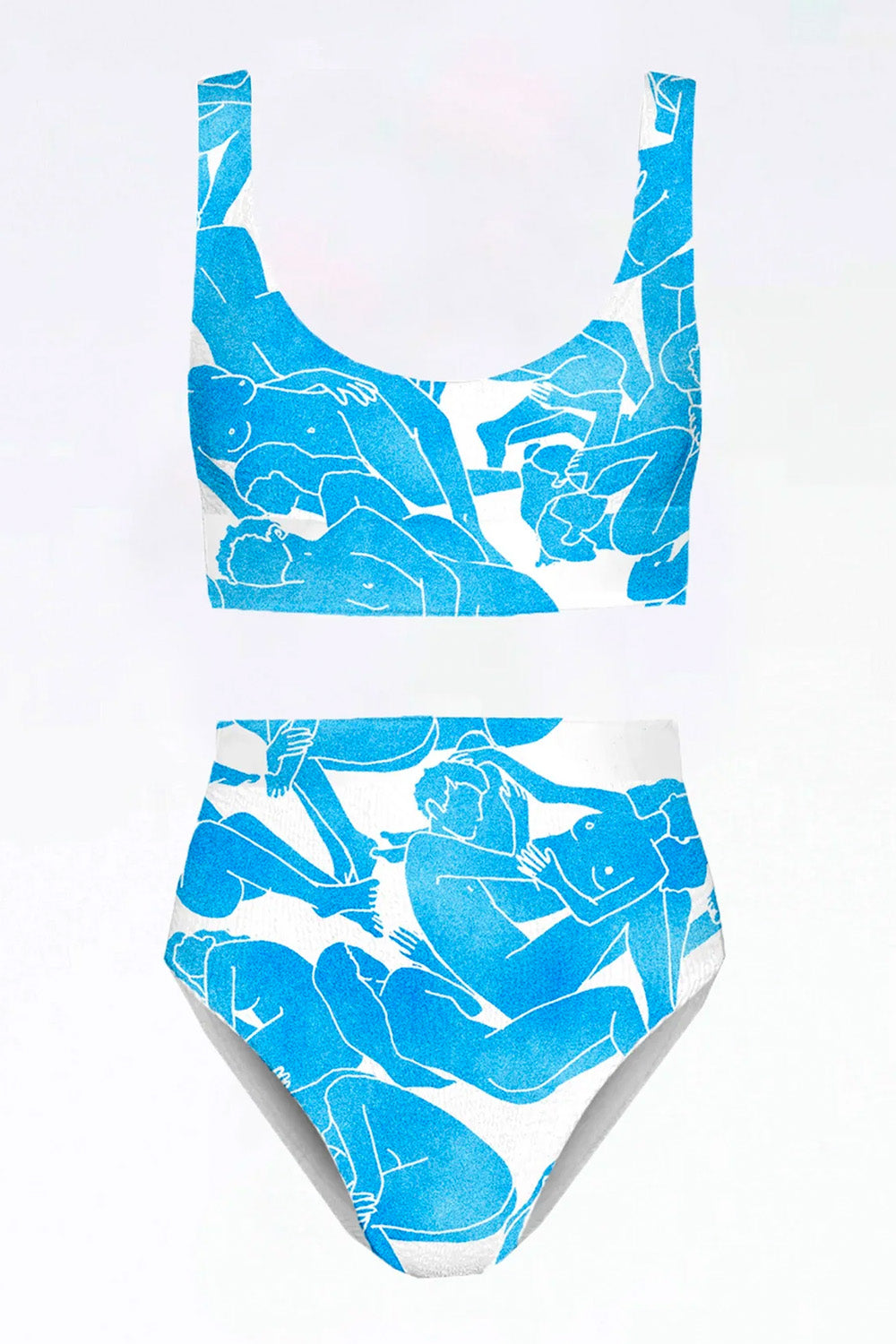 Fete Imperiale - Two-Piece Swimsuit: Blue