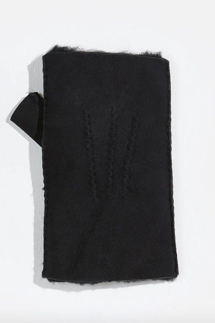 Bellerose - Manhok Fingerless Gloves: Black