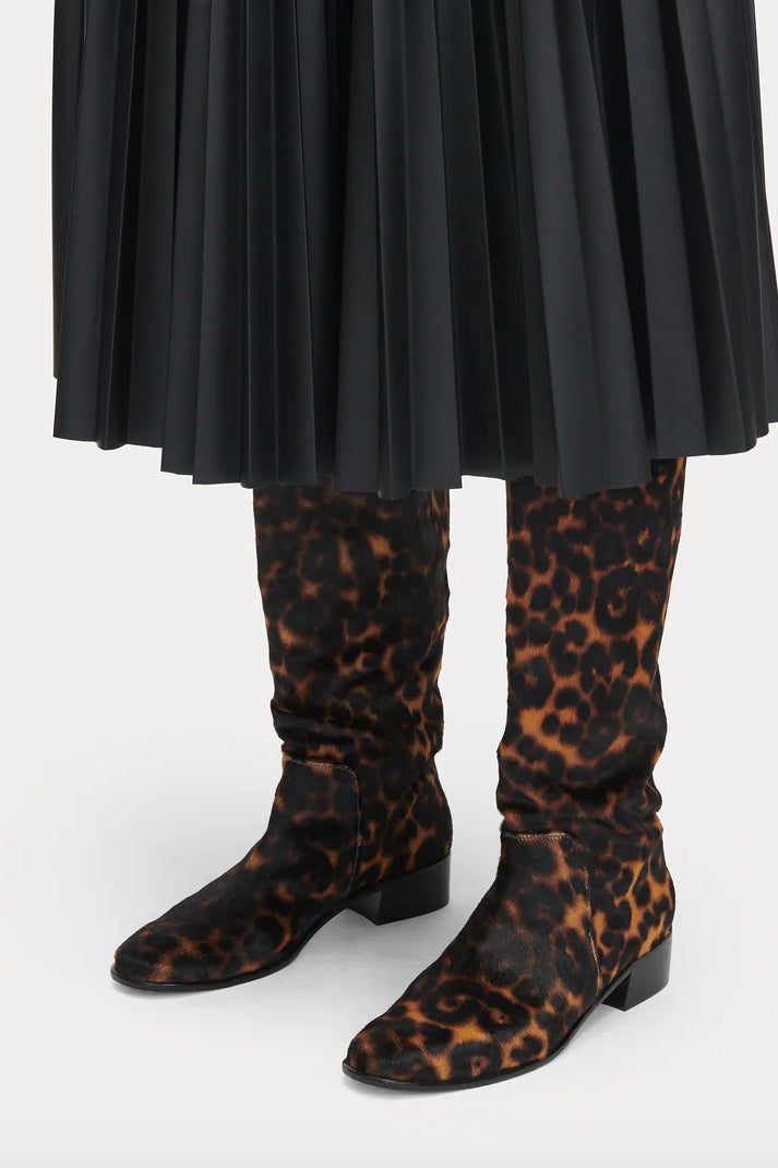 Tall leopard print outlet boots