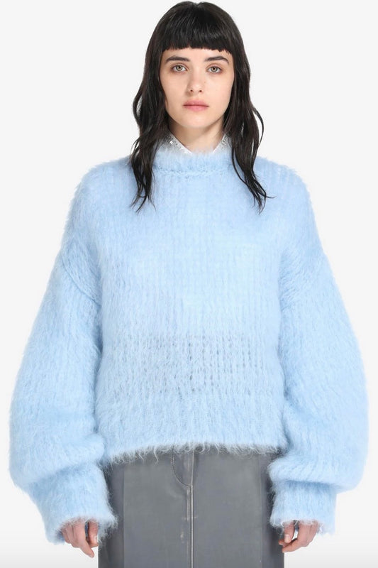 No.21 - Round Neck Sweater: Celeste