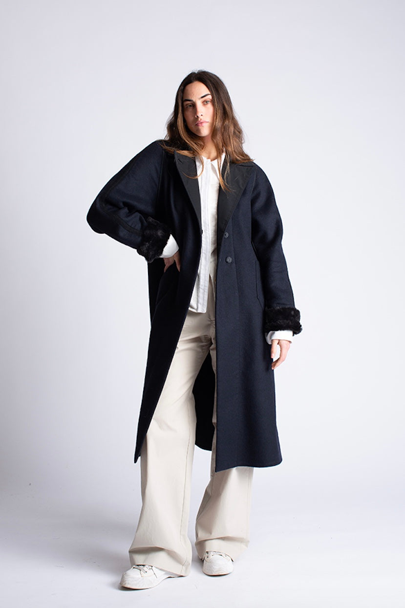 Francesca Marchisio - Timeless Coat: Navy & Black