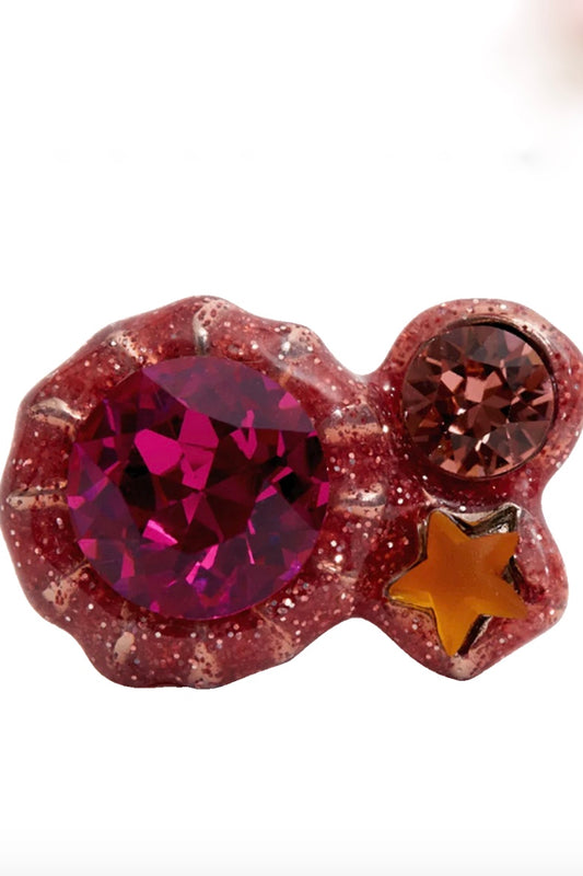 Collina Strada - Candy Gem Ring: Gold Pink Speck