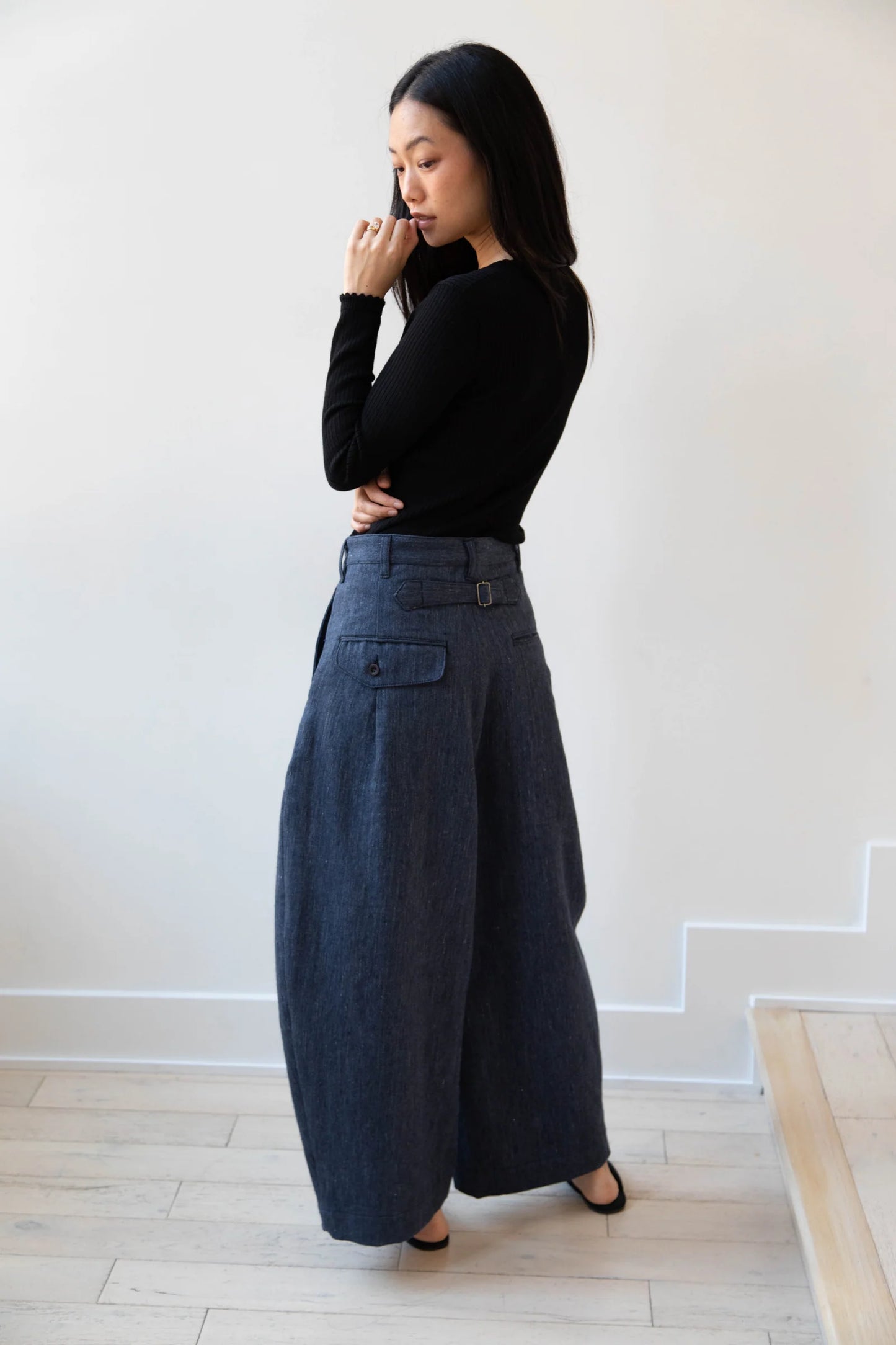 Aseedoncloud - Sankayo Trousers: Indigo