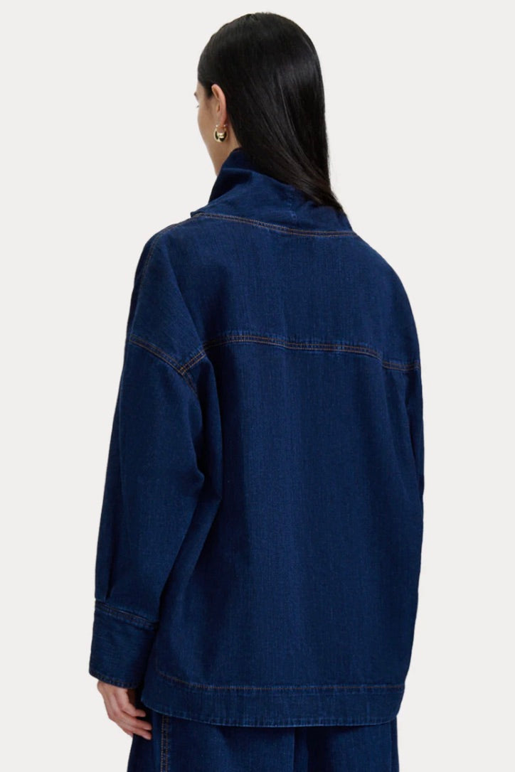 Rachel Comey - Fiamma Top: Dark Indigo