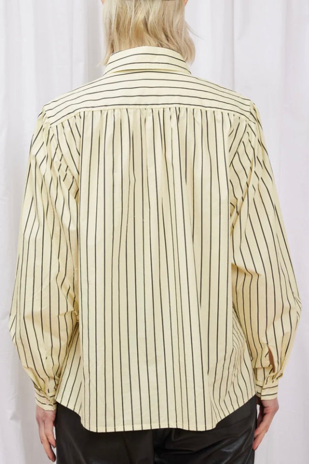 ILAG - Steilene Shirt: Yellow Stripes