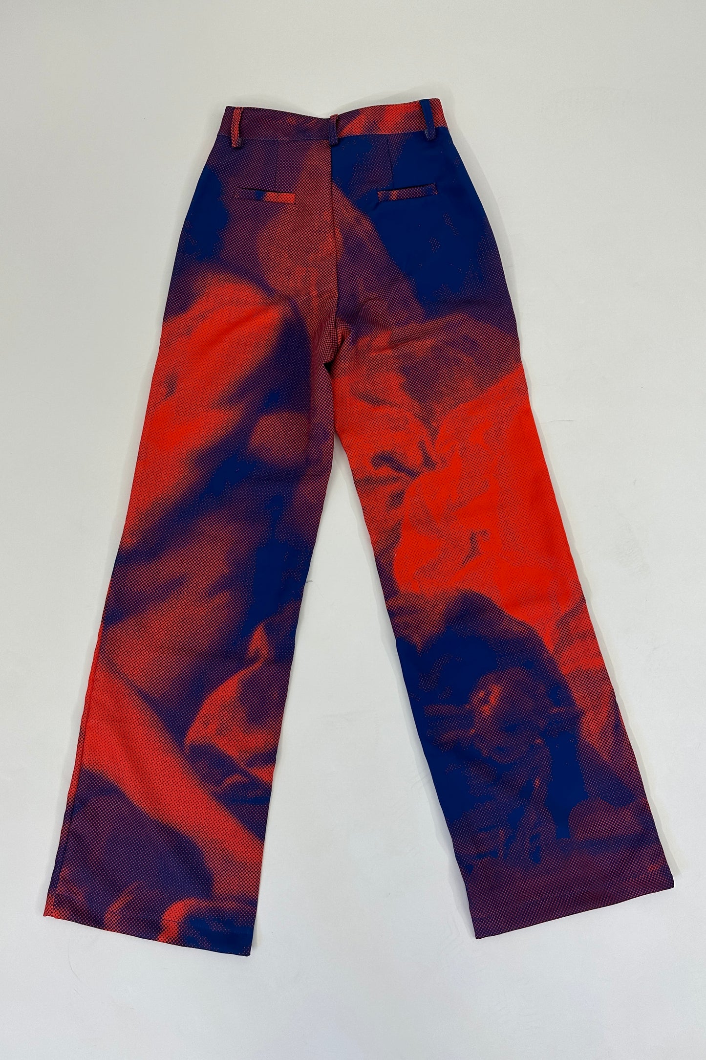 Madness - Beso Pant: Blue & Red Tones