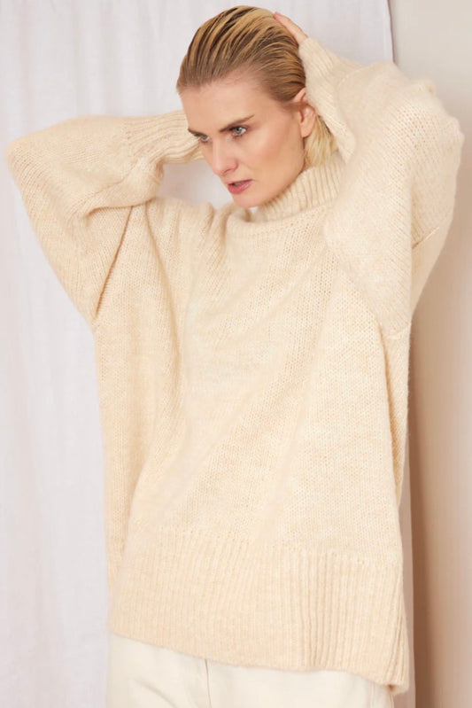 ILAG - Frisk Sweater: Creme Melange