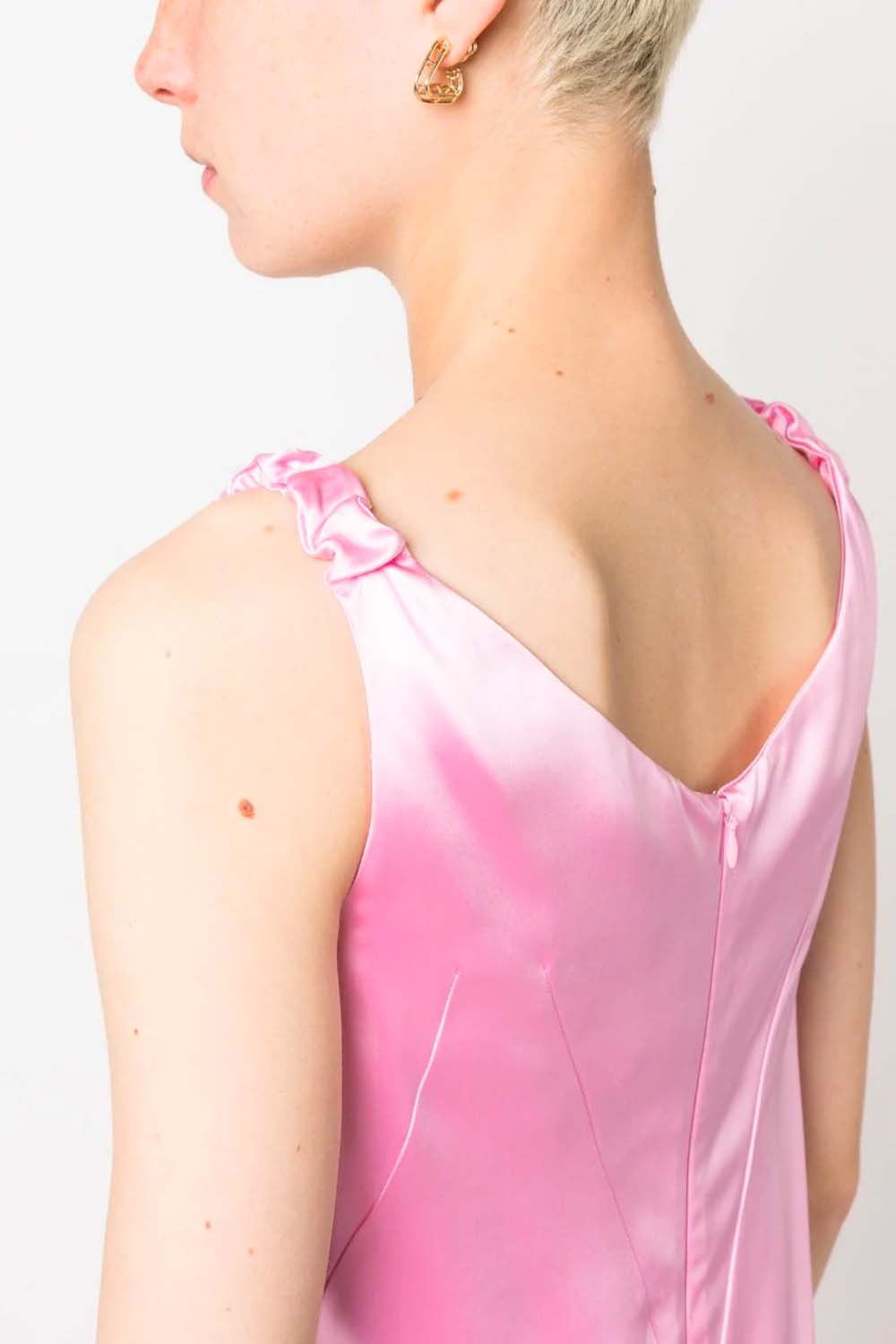 No. 21 - Silk Mini Dress: Pink