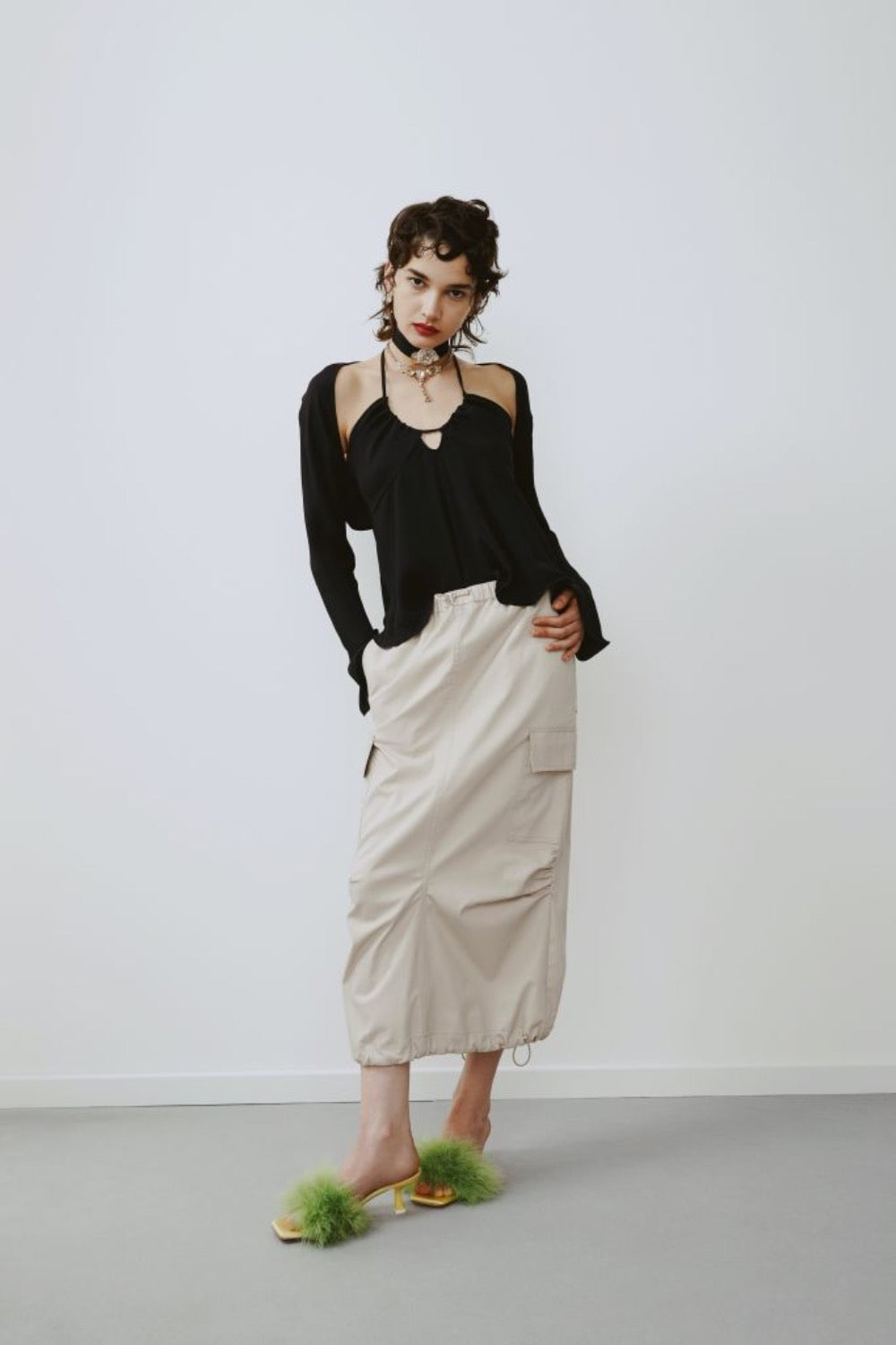 Vivetta - Cargo Skirt: Tan